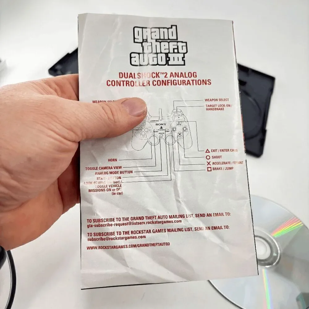 Grand Theft Auto III PlayStation 2‎ GTA 3 PS2 2003 Game & Manual Dual Pack Case - Picture 6 of 6